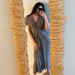 Rick Owens lilies draped maxi dress